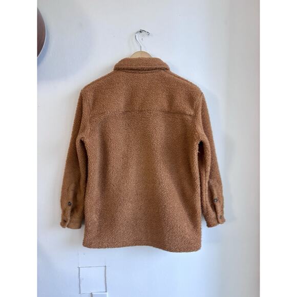 Marine Layer Eden Sherpa Overshirt Women's XS Shacket Outerwear Winter - Picture 5 of 6